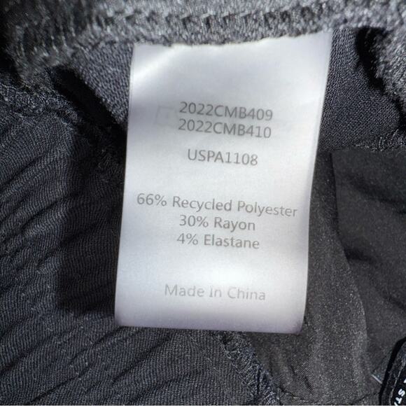 Universal Standard Women's Mock Workwear Pants Joggers Black Size Small 14-16 - Picture 7 of 9